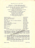 Vienna State Opera - Program Lot 1945-1955
