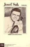 Suk, Josef - Signed Program New York 1985