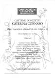 Opera Orchestra of New York - Collection of 24 Signed Cast Pages 1975-1990s