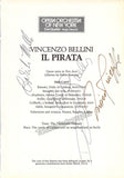 Opera Orchestra of New York - Collection of 24 Signed Cast Pages 1975-1990s