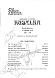 Opera Orchestra of New York - Collection of 24 Signed Cast Pages 1975-1990s