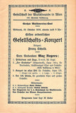 Vocal and Recital Concerts - Lot of 40+ German Programs 1871-1943