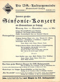 Vocal and Recital Concerts - Lot of 40+ German Programs 1871-1943