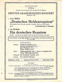 Vocal and Recital Concerts - Lot of 40+ German Programs 1871-1943