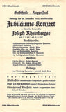 Vocal and Recital Concerts - Lot of 40+ German Programs 1871-1943