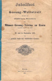 Vocal and Recital Concerts - Lot of 40+ German Programs 1871-1943