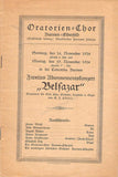 Vocal and Recital Concerts - Lot of 40+ German Programs 1871-1943