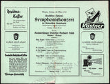 Vocal and Recital Concerts - Lot of 40+ German Programs 1871-1943