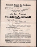 Vocal and Recital Concerts - Lot of 40+ German Programs 1871-1943