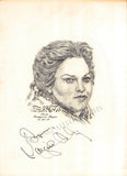Opera Singers - Collection of 65 Signed Drawings