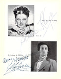 Kaye, Selma - De Luca, Libero - Double Signed Program