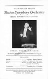 Koussevitzky, Serge - Signed Program Chicago 1944