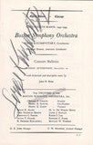 Koussevitzky, Serge - Signed Program Chicago 1944