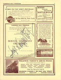 Koussevitzky, Serge - Signed Program Carnegie Hall, New York