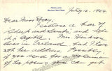 Homer, Sidney - Autograph Letter Signed 1924