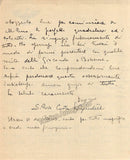 Costa Lo Giudice, Silvio - Autograph Letter Signed 1934