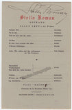 Roman, Stella - Signed Program Havana 1948