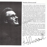 Stern, Isaac - Skrowaczewski, Stanislaw - Double Signed Program Leeds 1985