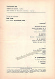 Stern, Isaac - Signed Program Teatro Colon, Buenos Aires 1968