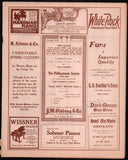 Violinist Programs - Lot of 5 Carnegie Hall Concert Programs 1918-1922
