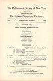 Violinist Programs - Lot of 5 Carnegie Hall Concert Programs 1918-1922