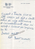 Pasero, Tancredi - Autograph Letter Signed