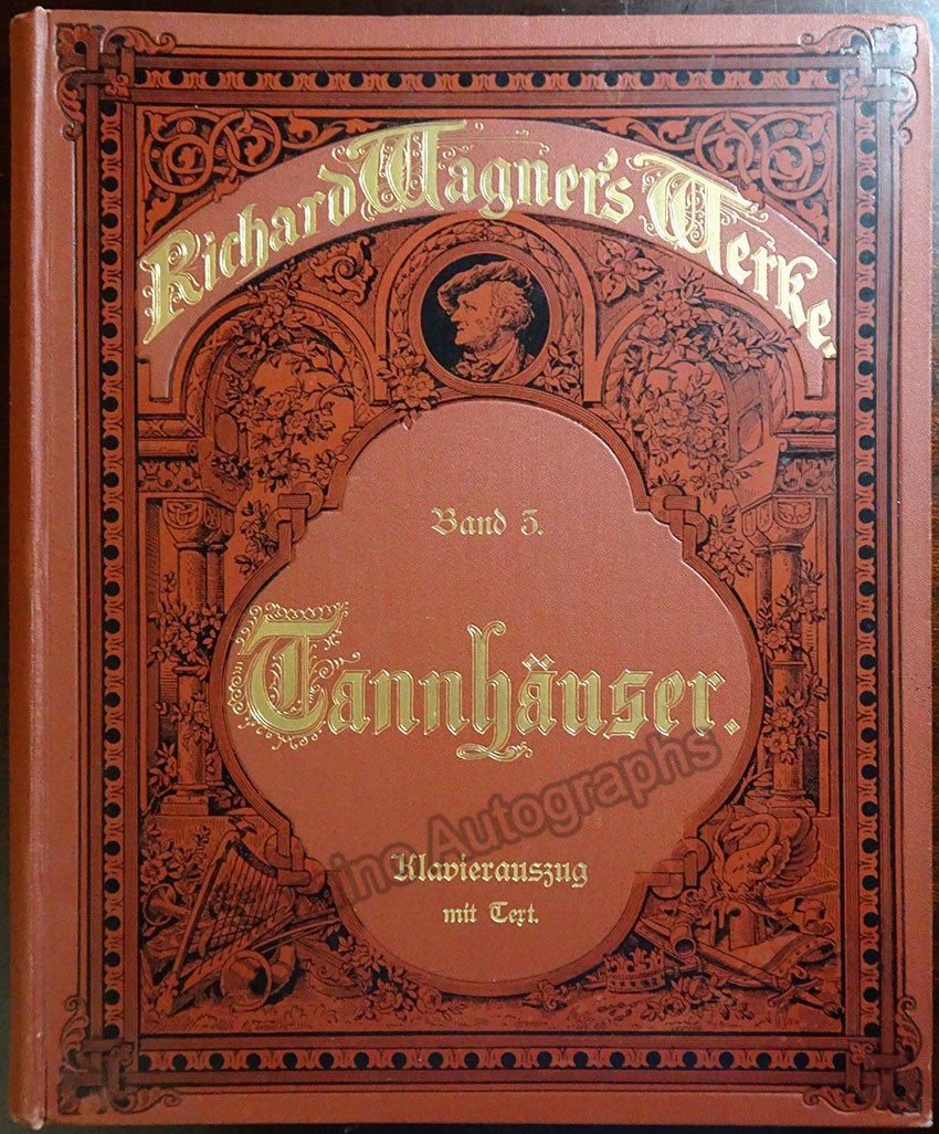 Richard Wagner Tannhauser First Edition Vocal Score 1876 – Tamino