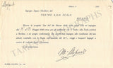 La Scala 1929 - Lot of 4 Signed Receipts from leading singers