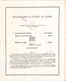 Tetrazzini, Luisa - Piatigorsky, Orlando - Hislop, Joseph - Farewell Tour Program 1933