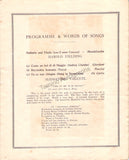 Tetrazzini, Luisa - Signed Program Farewell Tour 1933