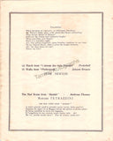 Tetrazzini, Luisa - Signed Program Farewell Tour 1933