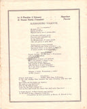 Tetrazzini, Luisa - Signed Program Farewell Tour 1933