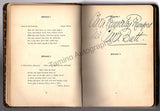 The Music of the Poets - Book Signed by Many Artists 1899-1910s