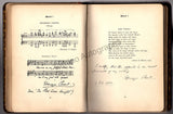 The Music of the Poets - Book Signed by Many Artists 1899-1910s