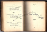 The Music of the Poets - Book Signed by Many Artists 1899-1910s