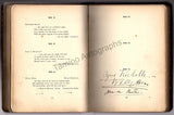 The Music of the Poets - Book Signed by Many Artists 1899-1910s
