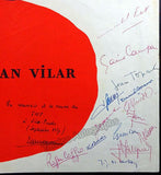 Vilar, Jean & Others - Poster Signed by Many Actors