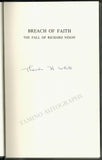 White, Theodore H. - Signed Book "Breach of Faith - The Fall of Richard Nixon"