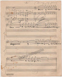 Lieurance, Thurlow - Roos, Juanita - Autograph Song Manuscript "The Lone Loon´s Cry" 1923
