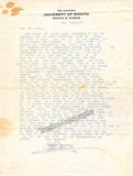 Lieurance, Thurlow - Typed Letters Signed 1947