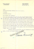 Lemnitz, Tiana - Set of 3 Typed Letters Signed