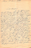 Salvini, Tomasso - Set of 2 Autograph Letters Signed 1890