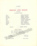 Tristan und Isolde - Concert for the Benefit of Wagner´s Family - Royal Opera House 1923