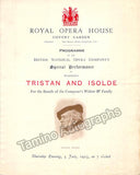Tristan und Isolde - Concert for the Benefit of Wagner´s Family - Royal Opera House 1923