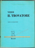 Il Trovatore Signed Score