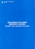 Uchida, Mitsuko - Salonen, Esa-Pekka - Double Signed Program Leeds 1986