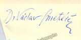 Smetacek, Vaclav - Signed Photograph 1962