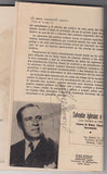 Vela, Antonio - Petrof, Ivan - Menkes, Sarah - Rolland, Josefina - Ardelli, Norberto - Signed Program Havana 1948