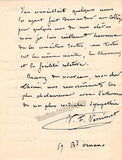 Verrimst, Victor Frederic - Autograph Letter Signed 1882
