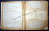 Victorian Era Album of Letters & Clips 1875